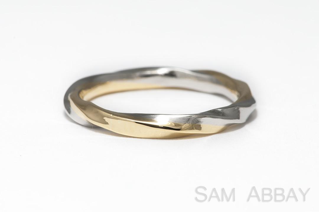 14k gold twist ring – Andrea Bonelli