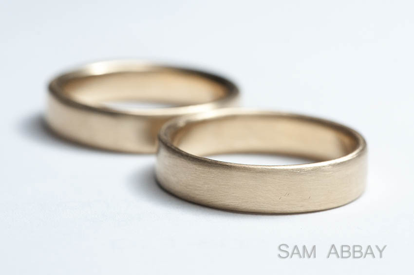 Lesbian on sale wedding bands